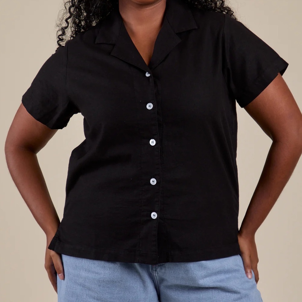 Big Bud Press Pantry Button-Up in Basic Black